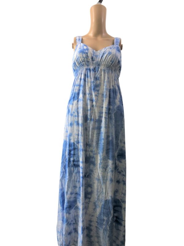 Jones NY Sport Tie Dye Size 4 Sleeveless Long Dress