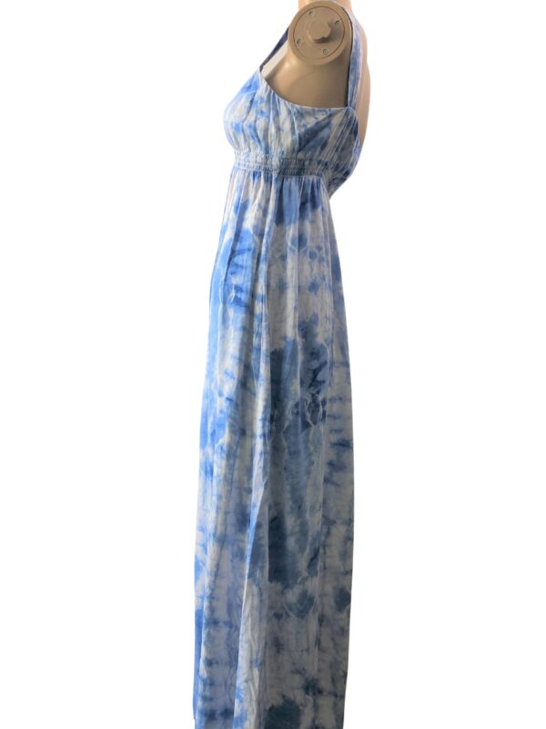 Jones NY Sport Tie Dye Size 4 Sleeveless Long Dress - Image 3