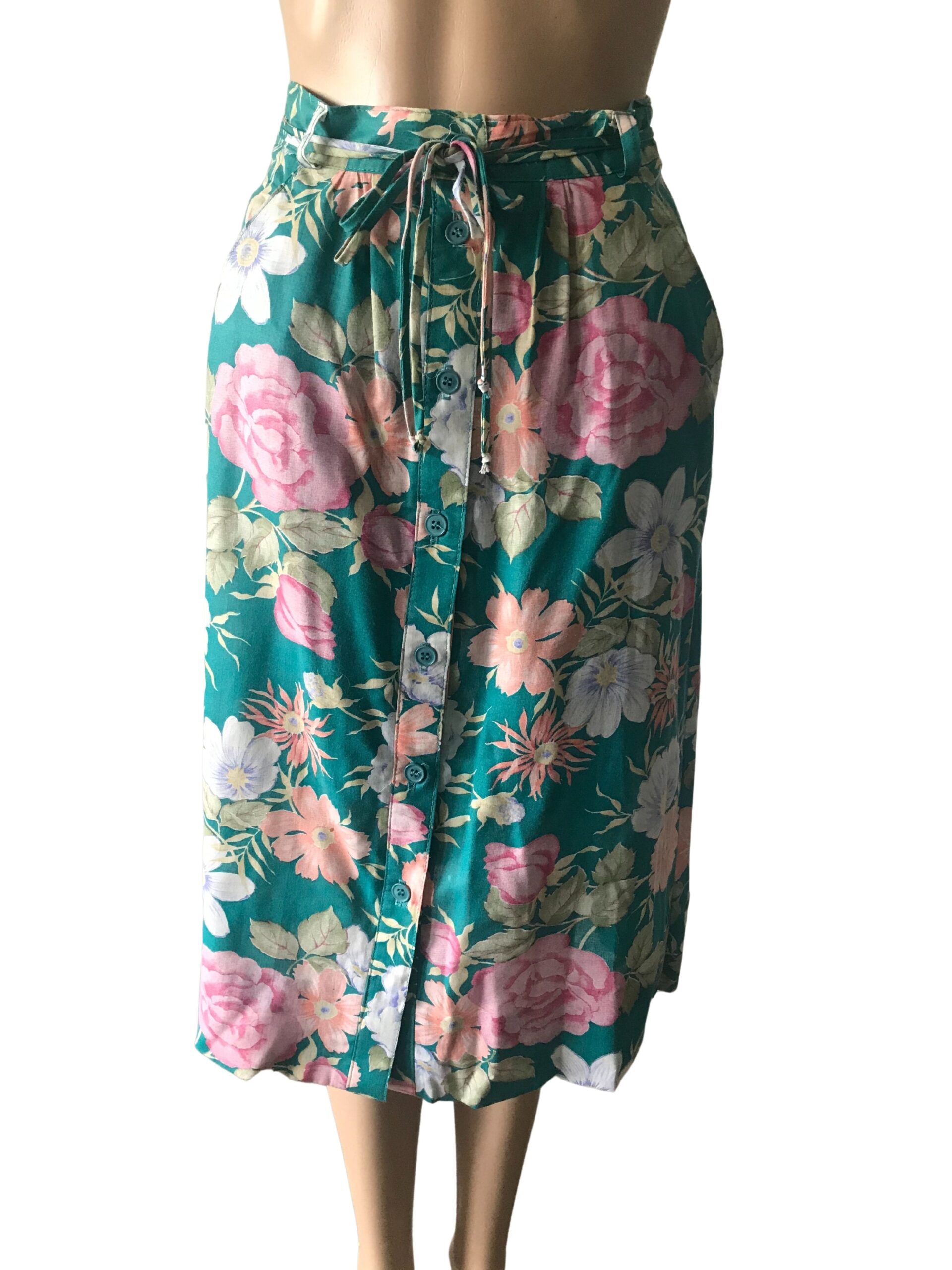 Vintage Maiden San Francisco flower midi skirt size 7-8 - Catherines ...