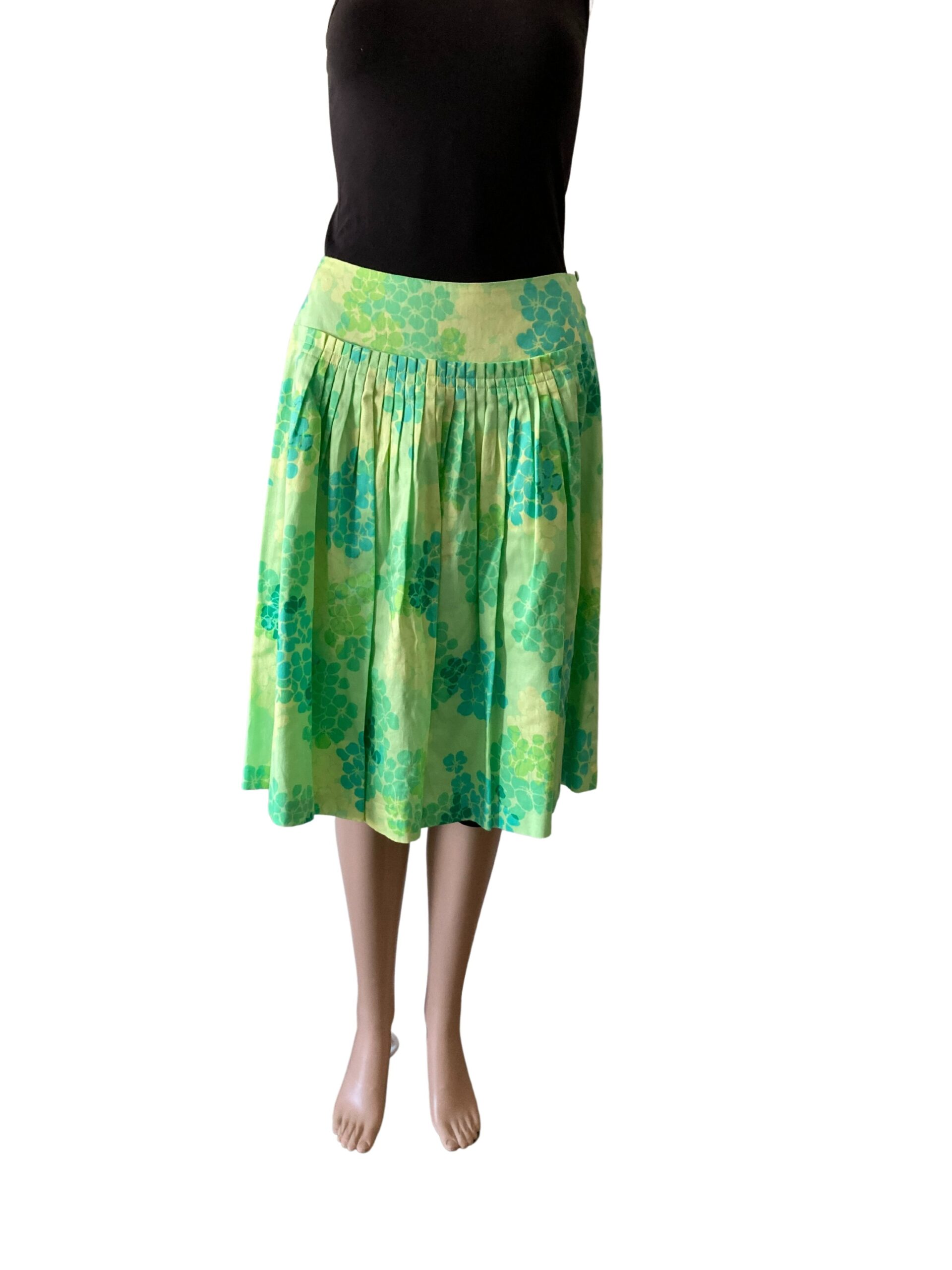 Anthropologie Odille size 4 pleated floral skirt - Catherines Fashion Finds