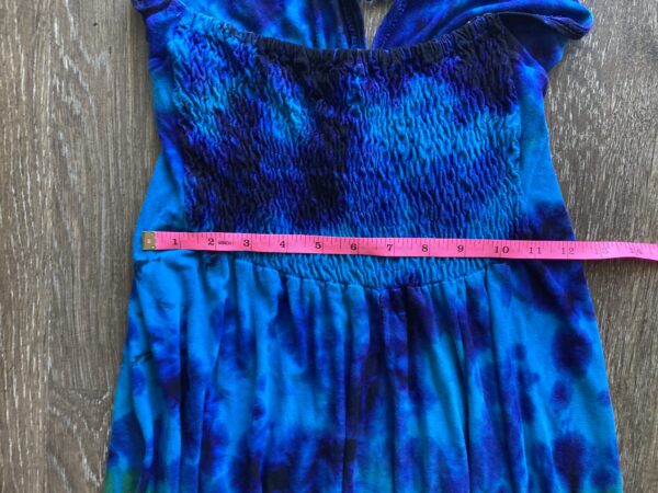 Advanced Apparel Tie Dye Size S Halter Mini Summer Dress - Image 6