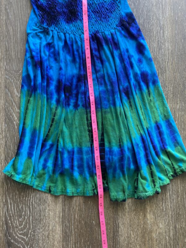 Advanced Apparel Tie Dye Size S Halter Mini Summer Dress - Image 7