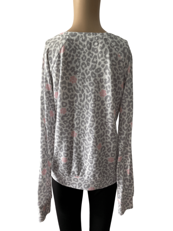 PJ Salvage animal print with dog paw size S pajama top - Image 3