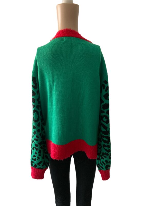 33 Degrees Angry Cat Ugly Christmas Size M Sweater - Image 3