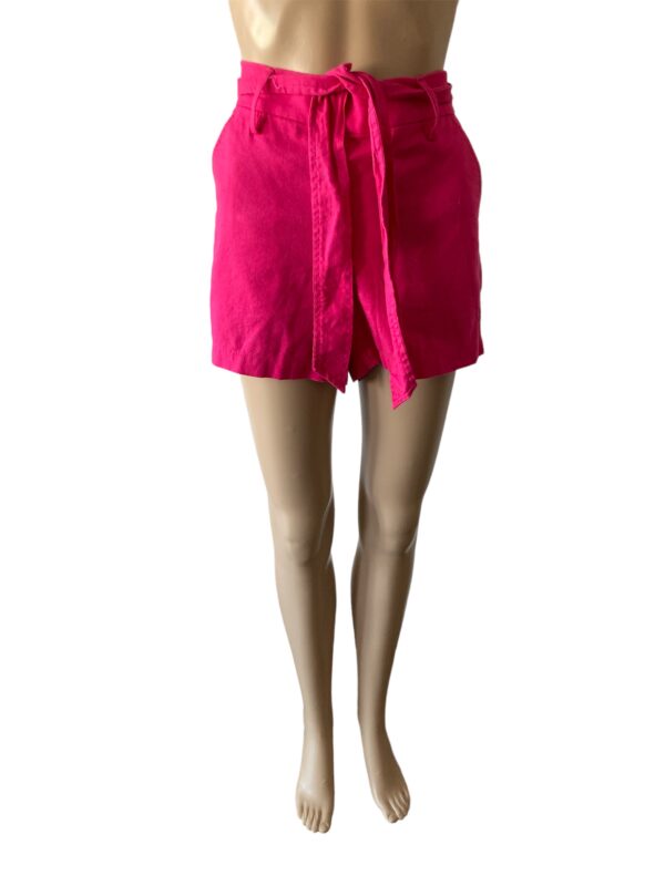 J. Crew Hot Pink Linen Blend Size 4 Hot Pink Shorts