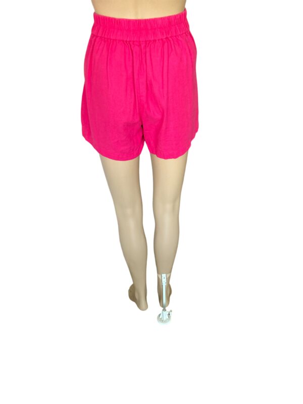 J. Crew Hot Pink Linen Blend Size 4 Hot Pink Shorts - Image 3