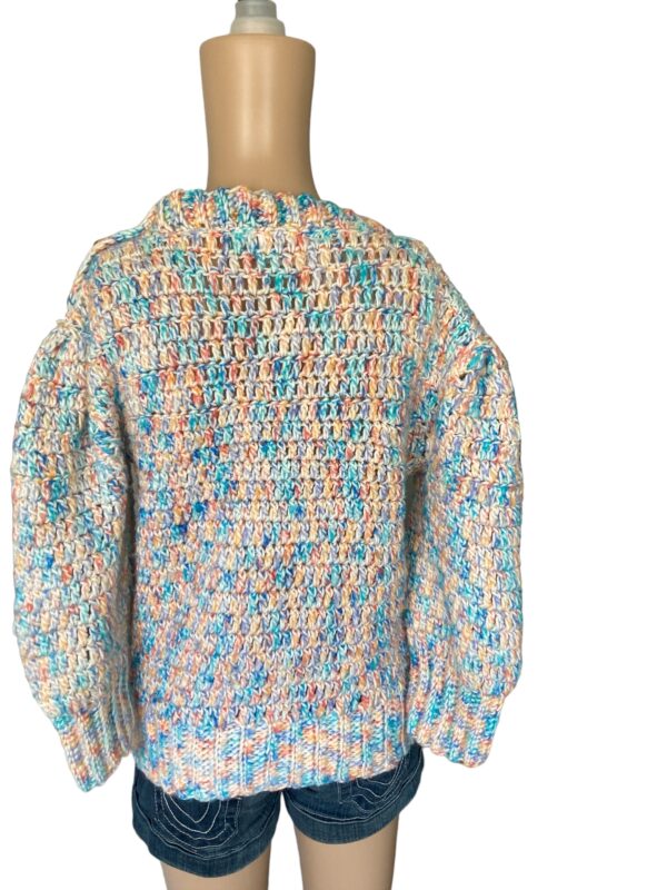 Gil Aimbez Vintage Hand Crochet Size S Sweater - Image 4