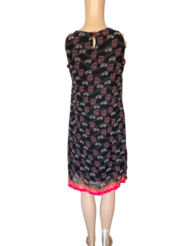 Global Desi A Cyclist Dream Size S Crepe Style Dress - Image 3