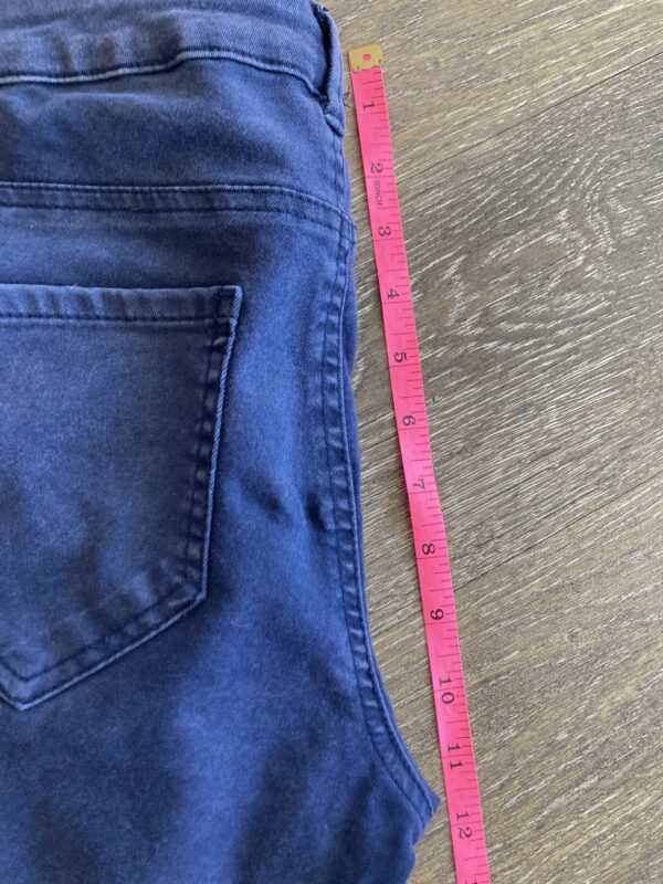 Zara Z1975 Moto Style Size 8 Skinny Denim Mid Rise Jeans - Image 7