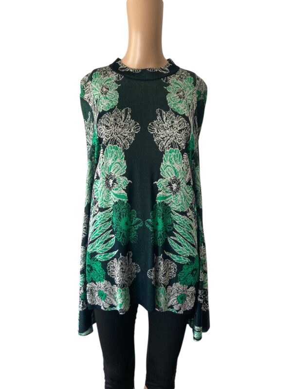 Karen Millen Slinky Jacquard Size XL Knit Top - Image 2