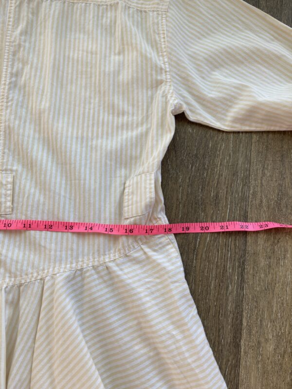 Free People Baby Doll Shirt Dress Striped Size L - Image 8