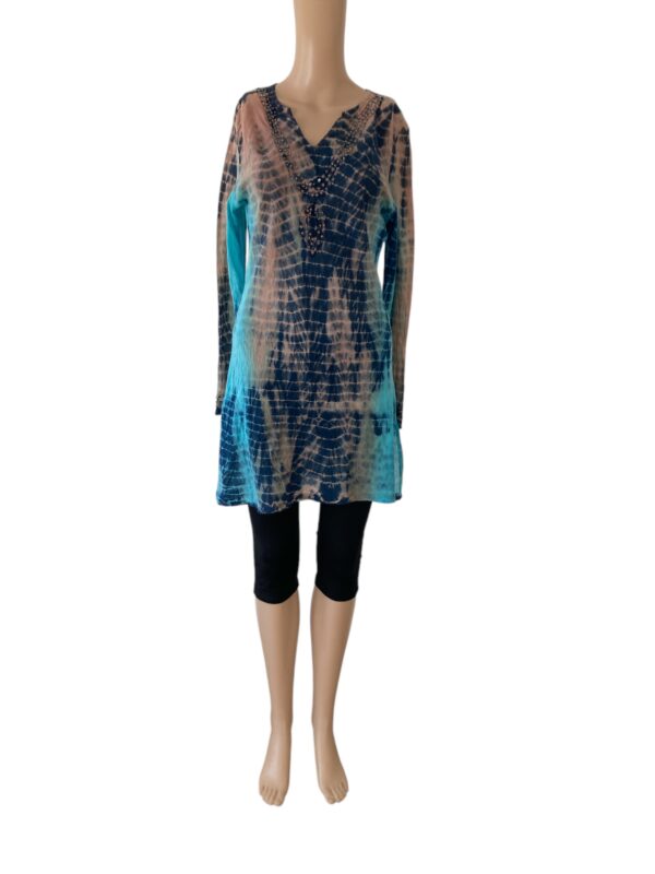 Karma Highway Tie-Dye Size S Tunic Blouse Mini Dress