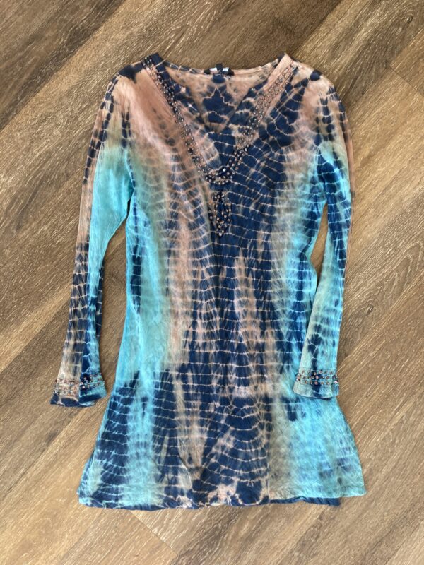 Karma Highway Tie-Dye Size S Tunic Blouse Mini Dress - Image 4