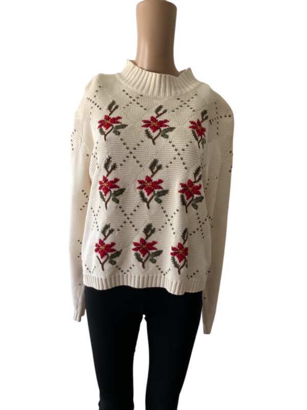 Liz Claiborne Sport Vintage Alpine Holiday Size L Sweater