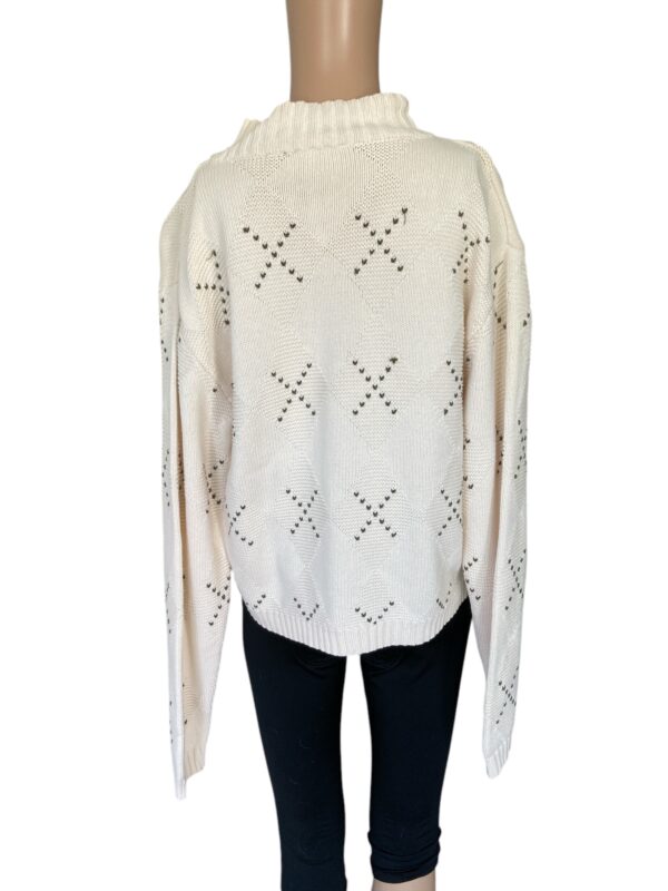 Liz Claiborne Sport Vintage Alpine Holiday Size L Sweater - Image 3