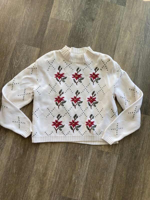 Liz Claiborne Sport Vintage Alpine Holiday Size L Sweater - Image 4