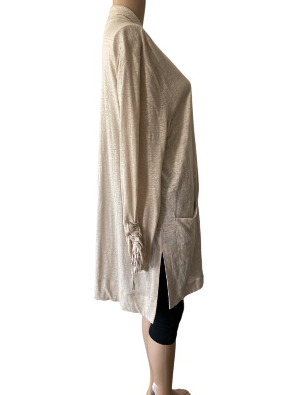 J. Jill Love Linen Size L Neutral Cardigan - Image 2