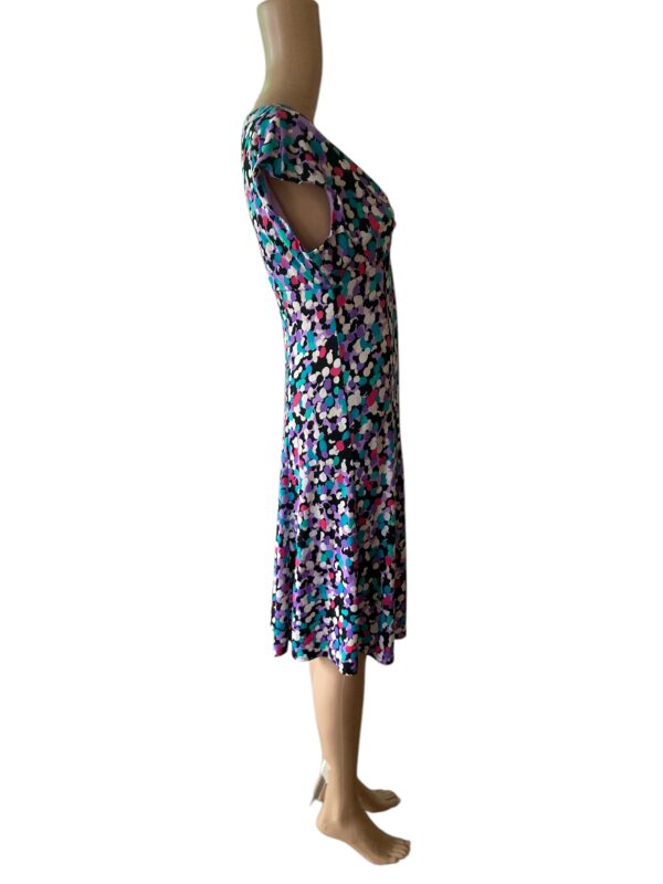 Black Label By Evan Picone Size 4 Polka-Dot Dress - Image 2