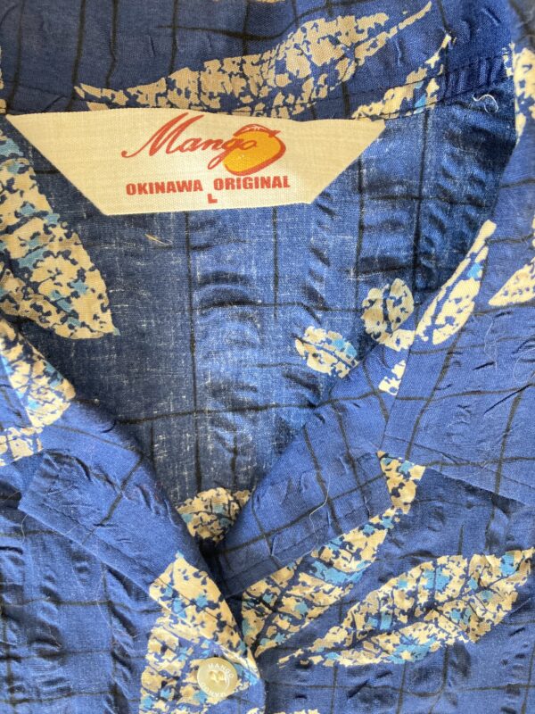 Mango Okinawa Original Size S/M Vintage Hawaiian Shirt - Image 5