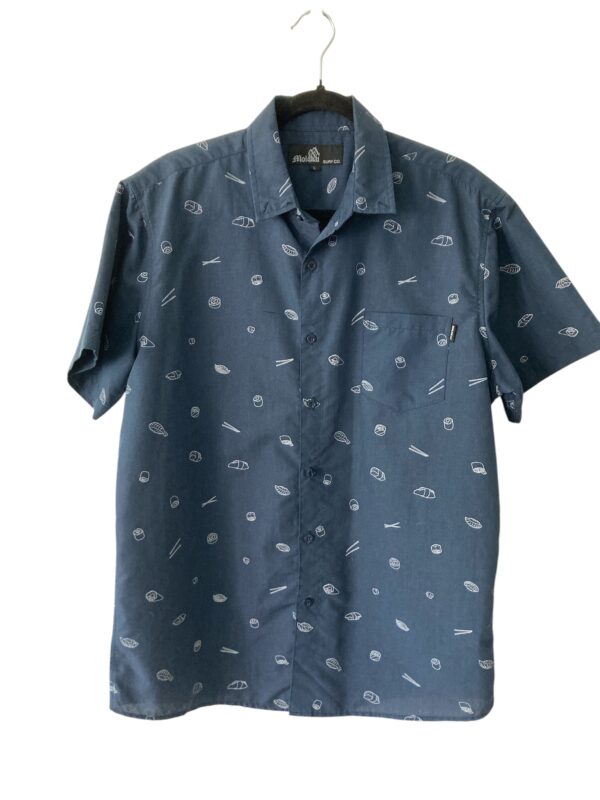 Men's Molokai Surf Sushi Print L Button-Down Fits Like a M