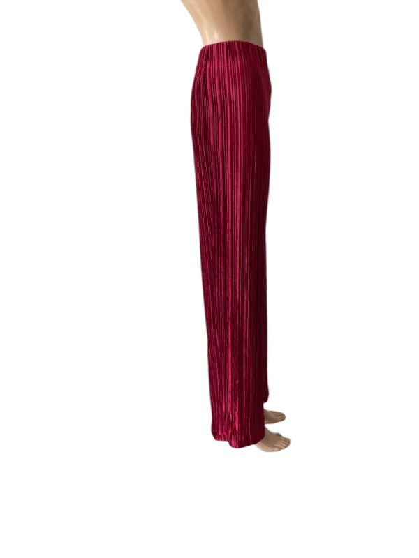 Alfani Mod Shimmer Velour Size L Wide Leg Pants - Image 2